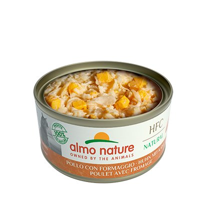 Almo Nature Chicken with Cheese Cat Cans 70g