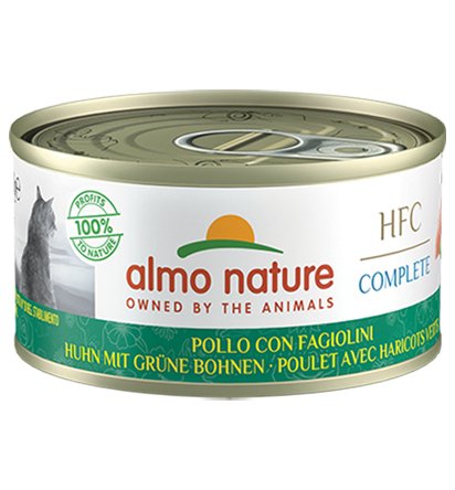 Almo Nature Chicken with Green Beans Cat Cans 70g