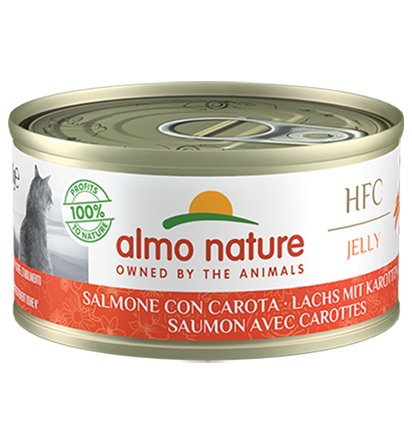 Almo Nature Salmon with Carrot Cat Cans 70g