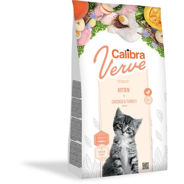 Calibra Cat Verve GF Kitten Chicken & Turkey