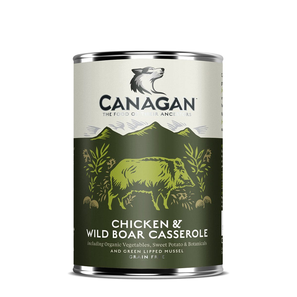 Canagan Chicken & Wild Boar Casserole Wet Dog Food 400g