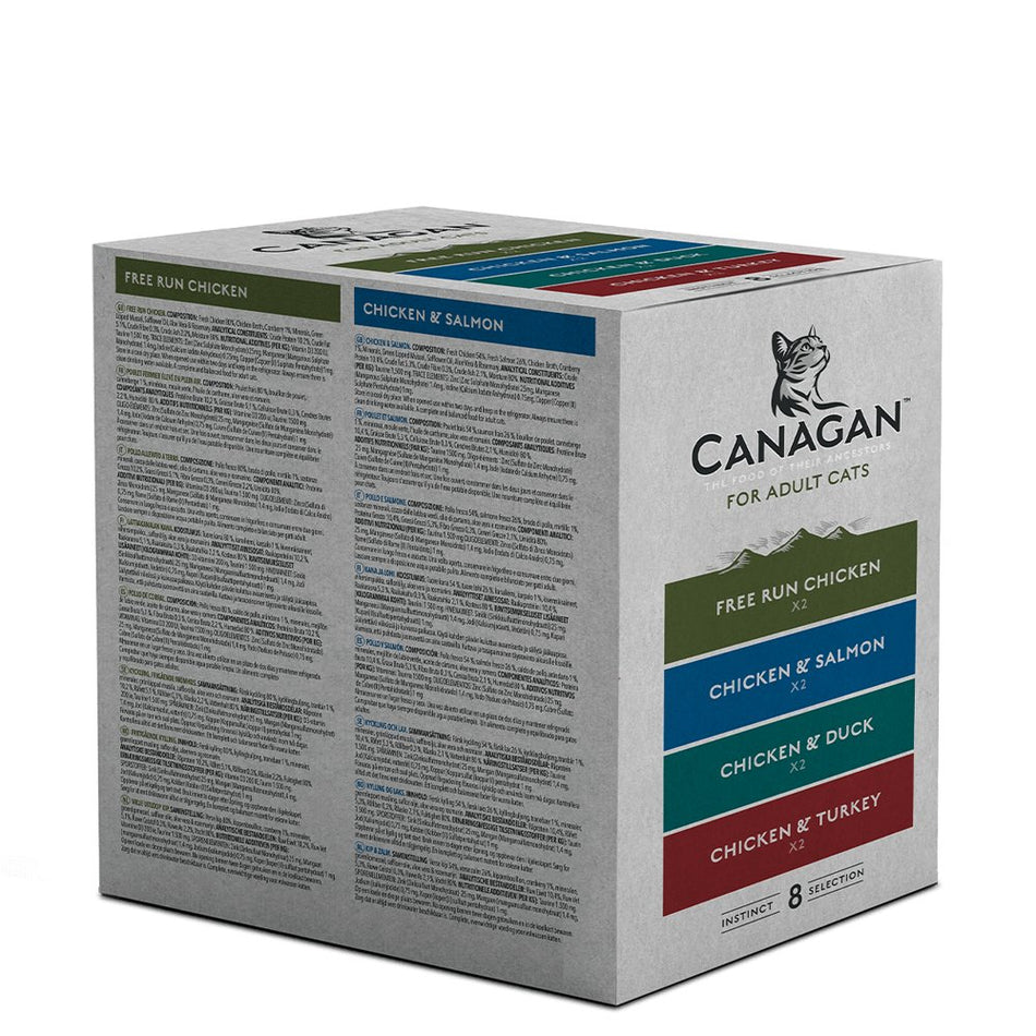 Canagan Multipack Cat Pouches 8 x 85g