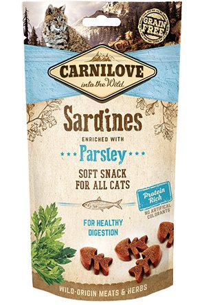 Carnilove Sardines with Parsley Cat Treats 50g