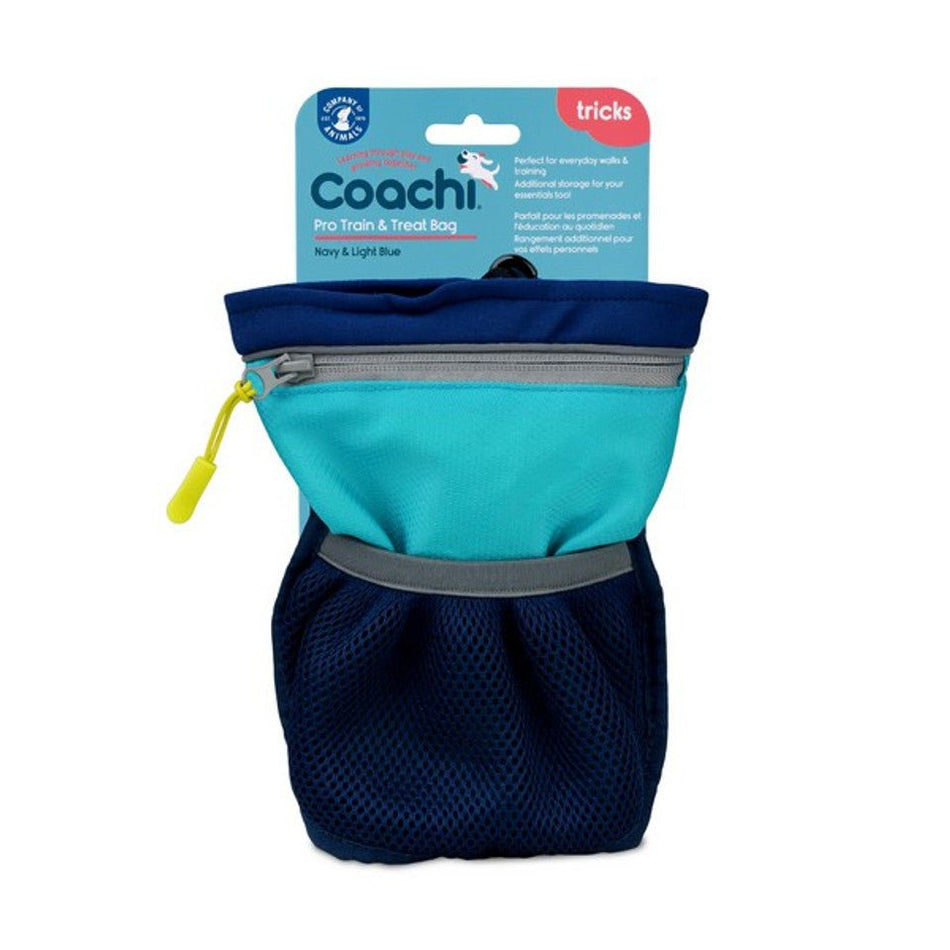 Coachi Pro Train & Treat Bag - Navy & Light Blue