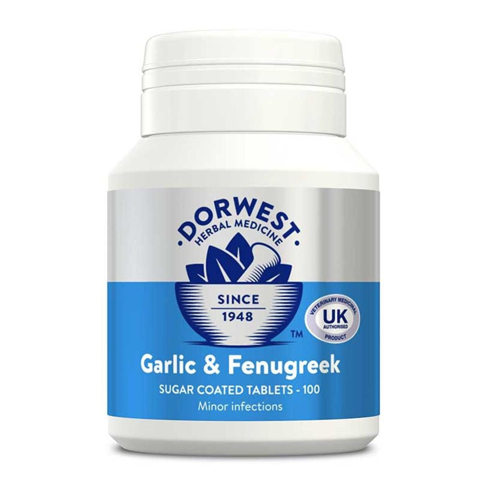 Dorwest Garlic and Fenugreek Tablets 100pk