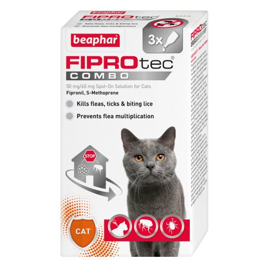 Fiprotec Cat Combo Flea Treatment 3pk