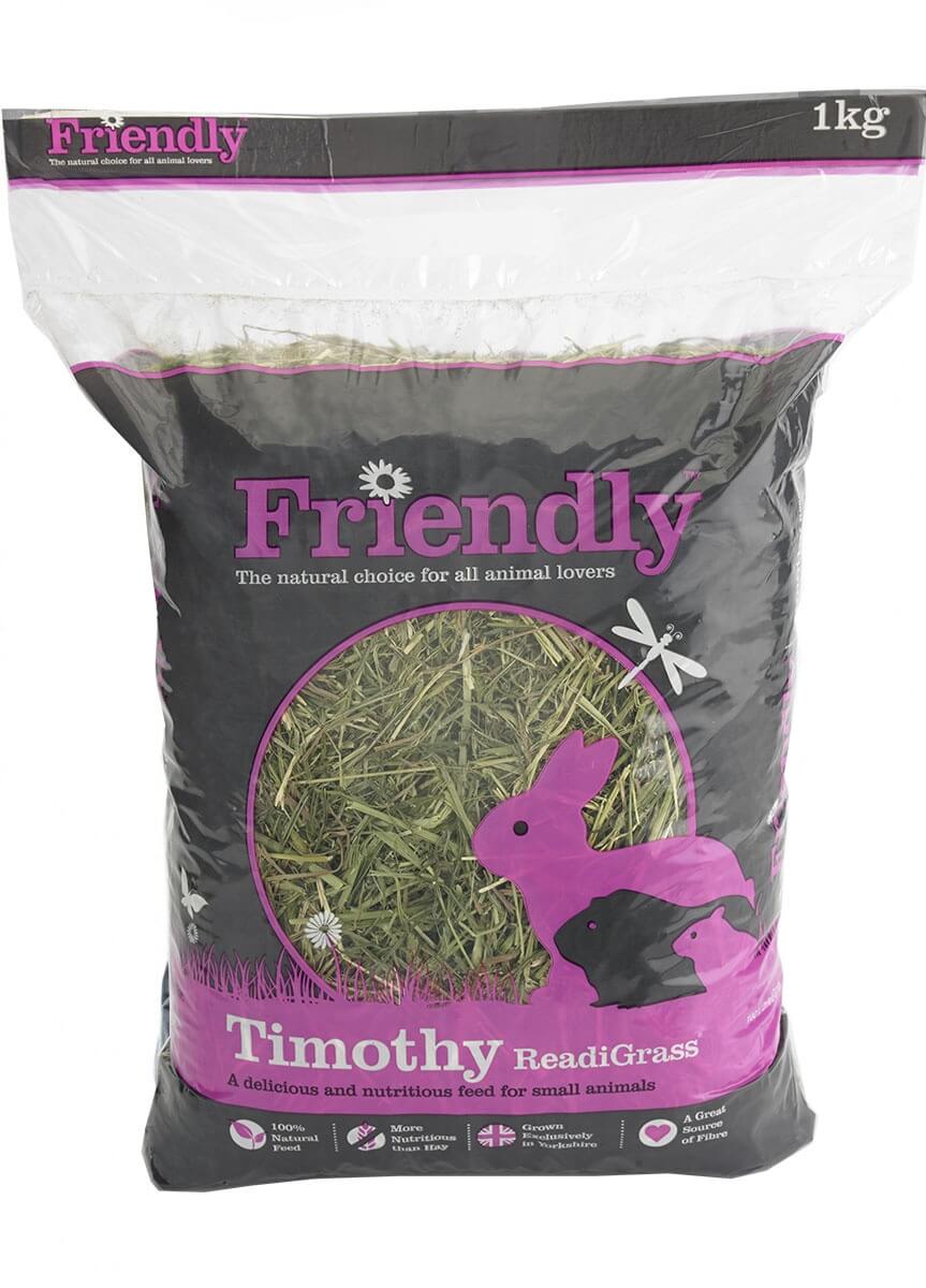 Friendly Timothy Readigrass For Small Animals 1kg