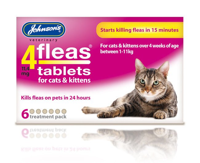 Johnson's 4Fleas Cat and Kitten Flea Tablets