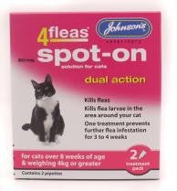 Johnson's 4Fleas Spot On For Cats 2 pack