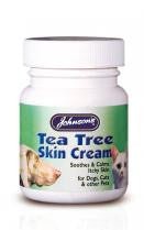 Johnsons Dog and Cat Tea Tree Antiseptic Skin Cream 50g