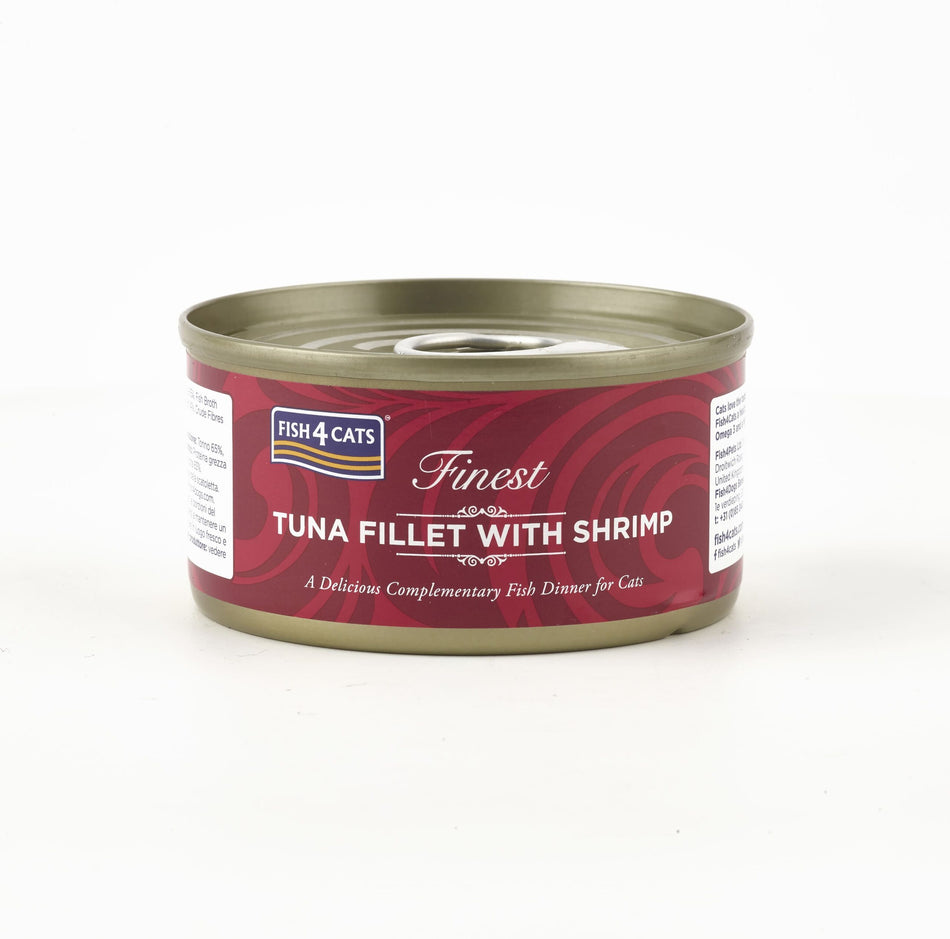 Fish4Cats Tuna Fillet with Shrimp Wet Cat Food