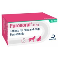 Furosoral® Tablets for Cats & Dogs 40mg (Contains Furosemide)