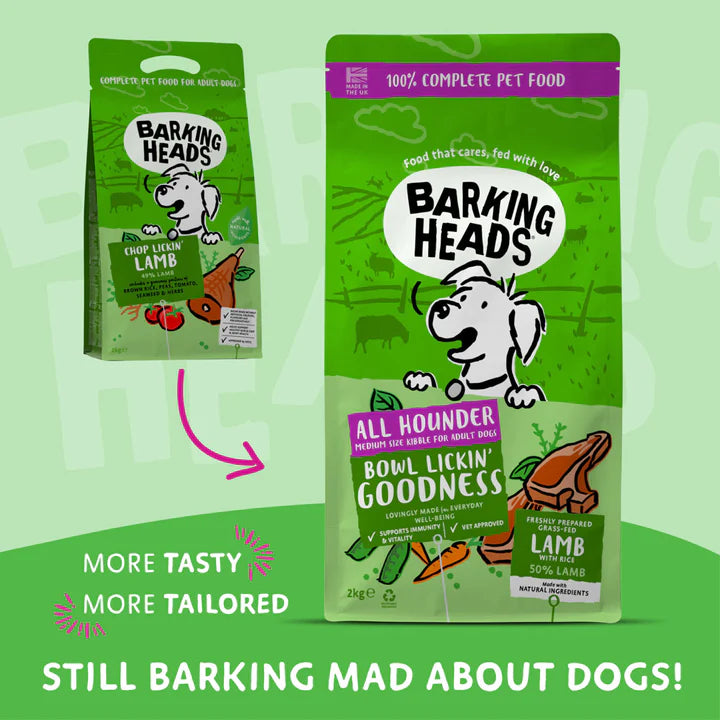 Barking Heads Bowl Lickin' Goodness Lamb Dry Dog Food