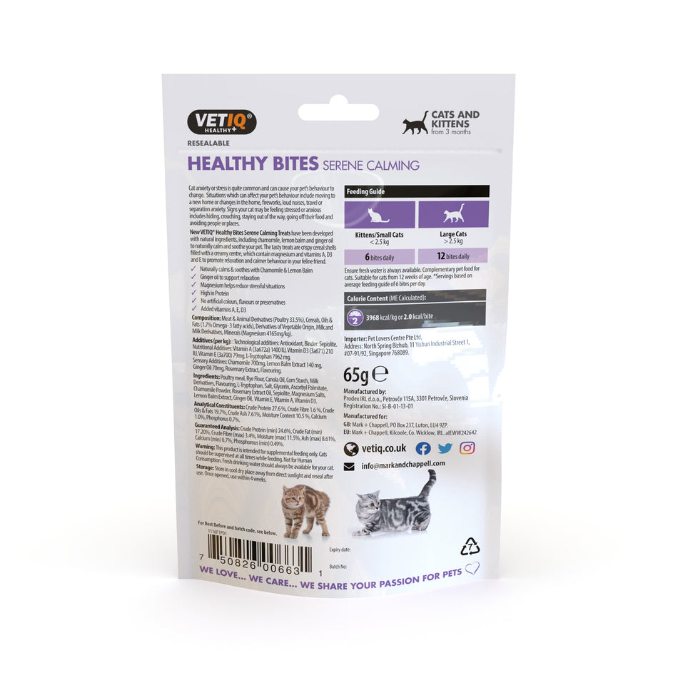 Healthy Bites Serene Calming For Cats 65g