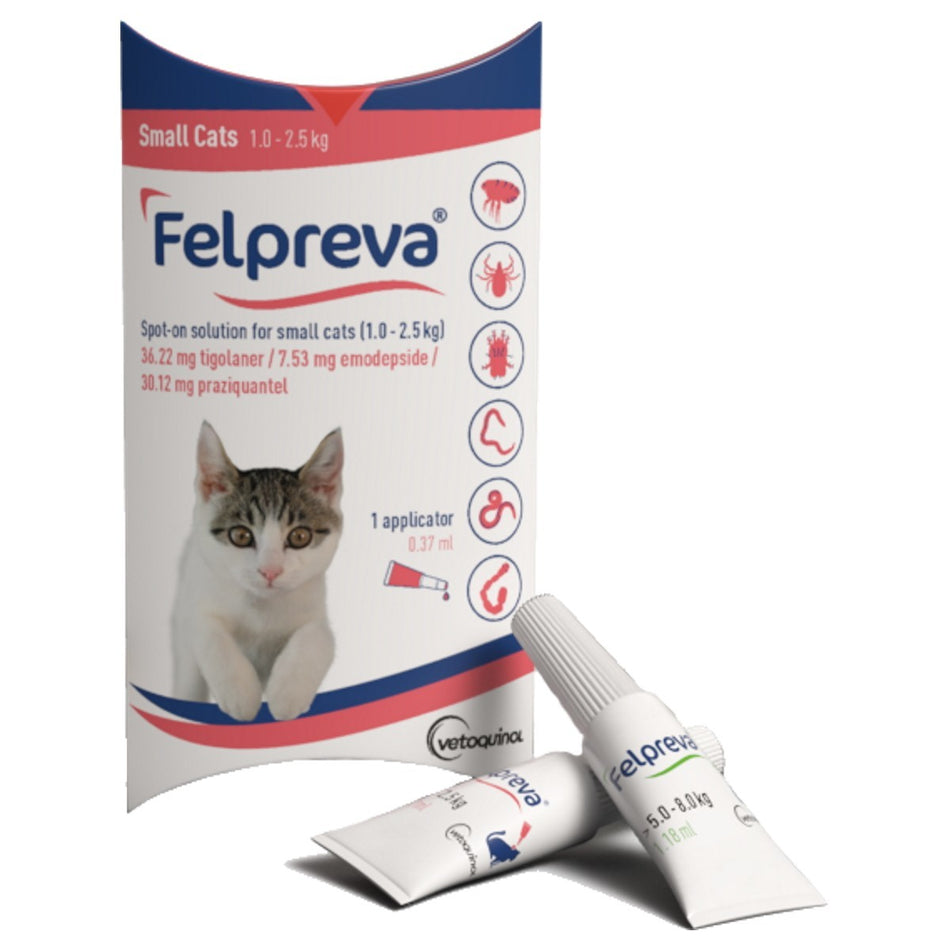 Felpreva® Spot-On Solution for Small Cats (1–2.5kg)
