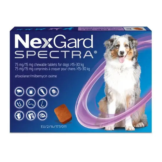 NexGard SPECTRA® Chewable Tablets for Large Dogs 15–30kg