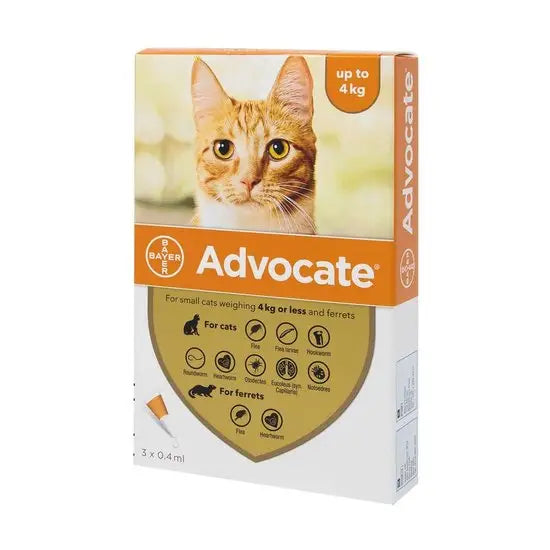 Advocate® Spot-On Solution for Cats and Kittens 40mg/4mg