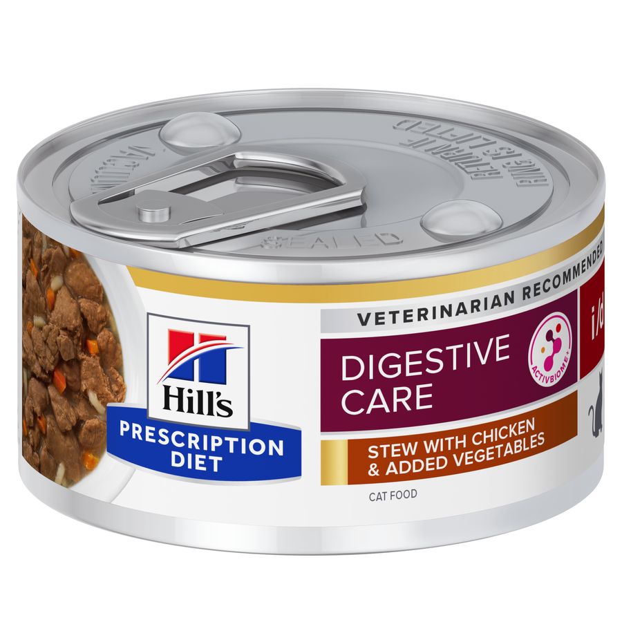 Hill's Prescription Diet i/d Digestive Care Cat Food Chicken Stew Can 82g
