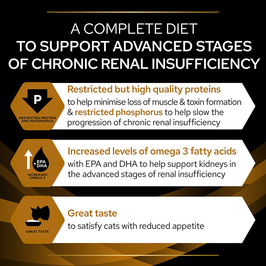 Purina Pro Plan Veterinary Diets NF Renal Function Advanced Care - Wet Cat Food with Chicken 10x85g