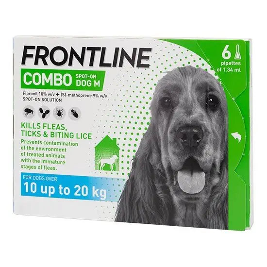 FRONTLINE COMBO® Spot-On Solution for Medium Dogs (10kg-20kg)