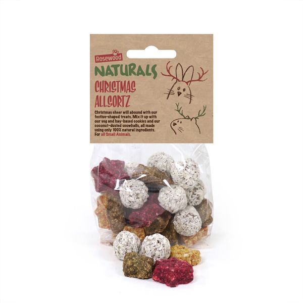 Naturals Christmas Allsortz for Small Animals - 150g 