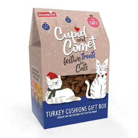Cupid & Comet Turkey Cushions Cat Treats 