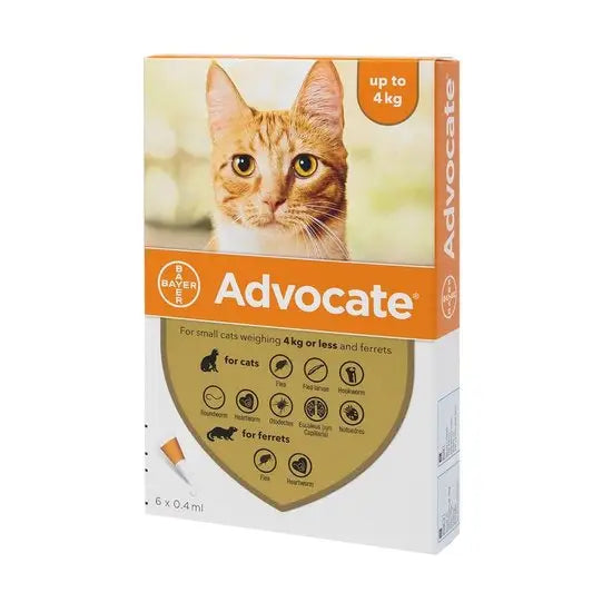 Advocate® Spot-On Solution for Cats and Kittens 40mg/4mg