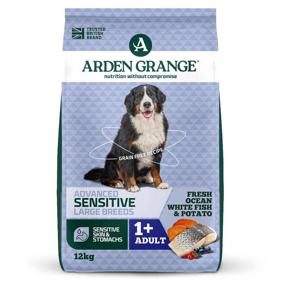 Arden Grange Adult Large Breed Sensitive Dry Dog Food – 12kg