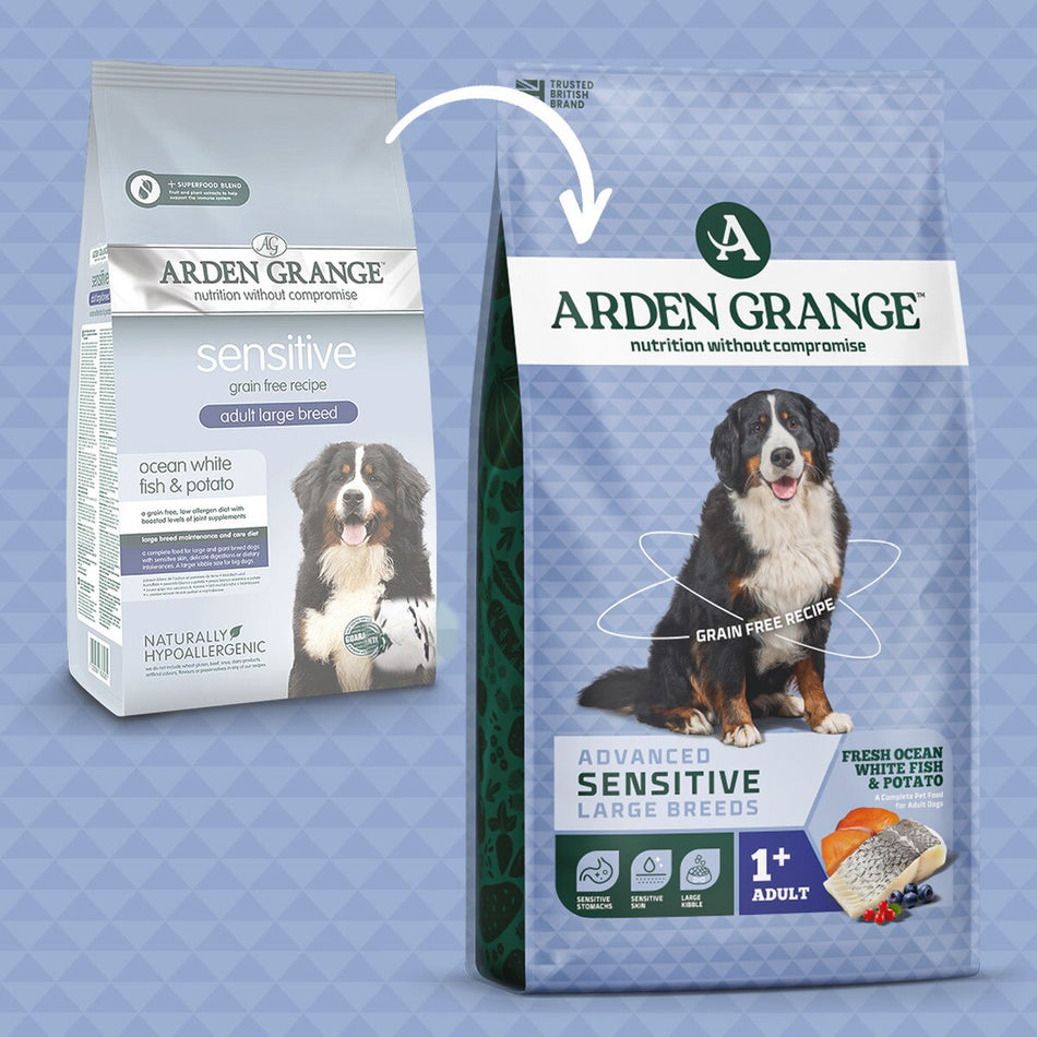 Arden Grange Adult Large Breed Sensitive Dry Dog Food – 12kg