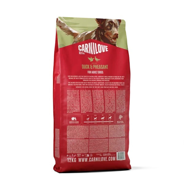 Carnilove Active Duck and Pheasant Dog Food