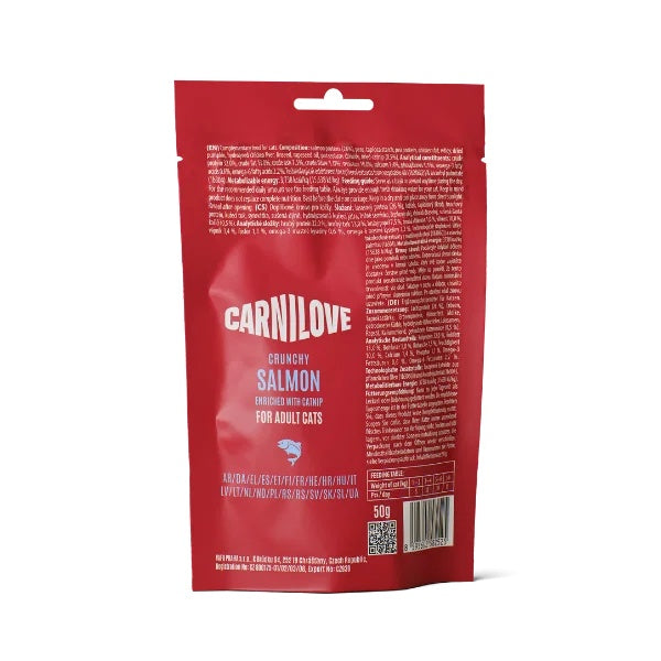 Carnilove Salmon with Catnip Cat Treats 50g