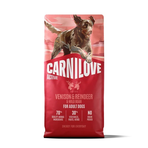 Carnilove Active Venison, Reindeer and Wild Boar Dog Food