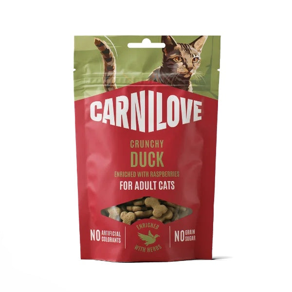 Carnilove Duck with Raspberries Cat Treats 50g