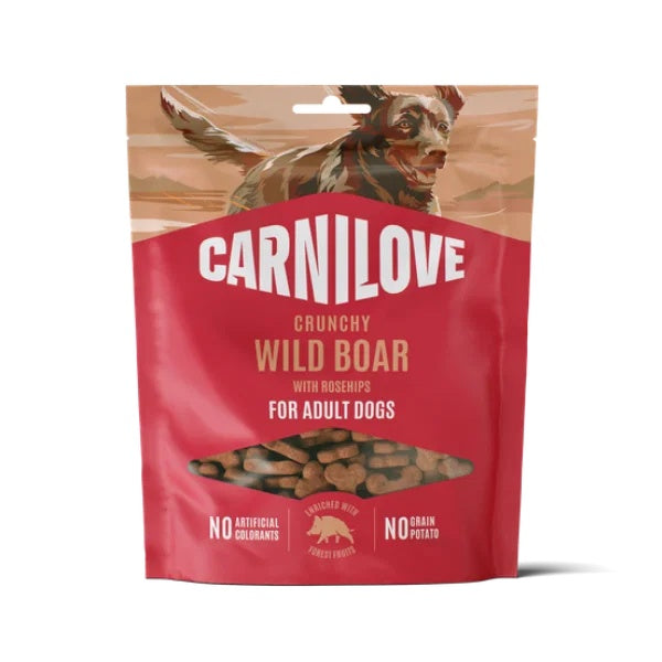 Carnilove Wild Boar with Rosehips Dog Treats 200g