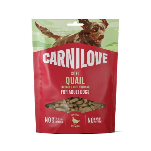 Carnilove Quail with Oregano Dog Treats 200g
