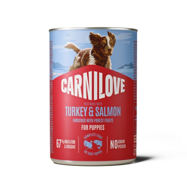 Carnilove Turkey and Salmon Puppy Cans 6x400g