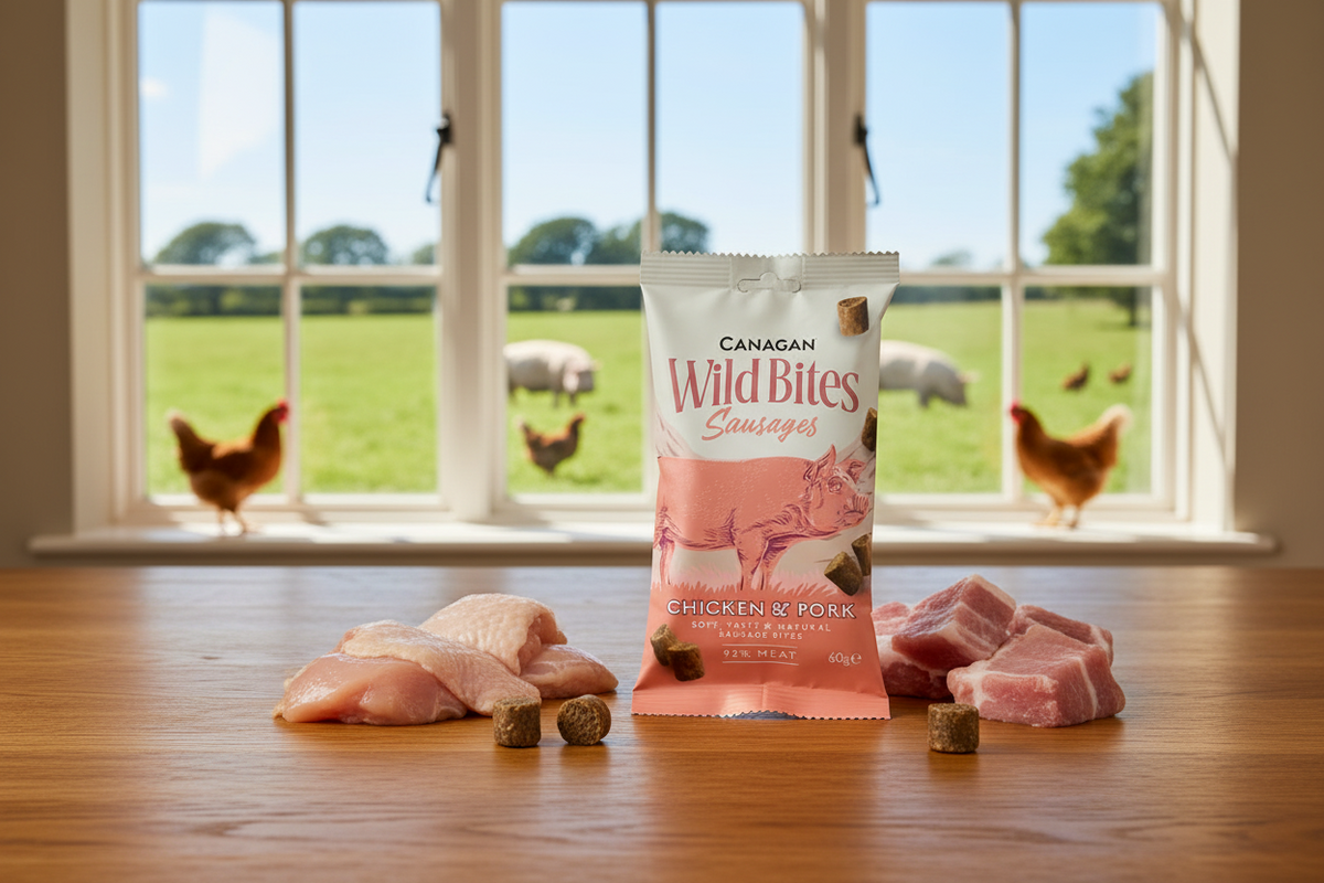 Canagan_Chicken_Pork_Wild_Bites_Dog_Treats_Ingredients_Front of Packet