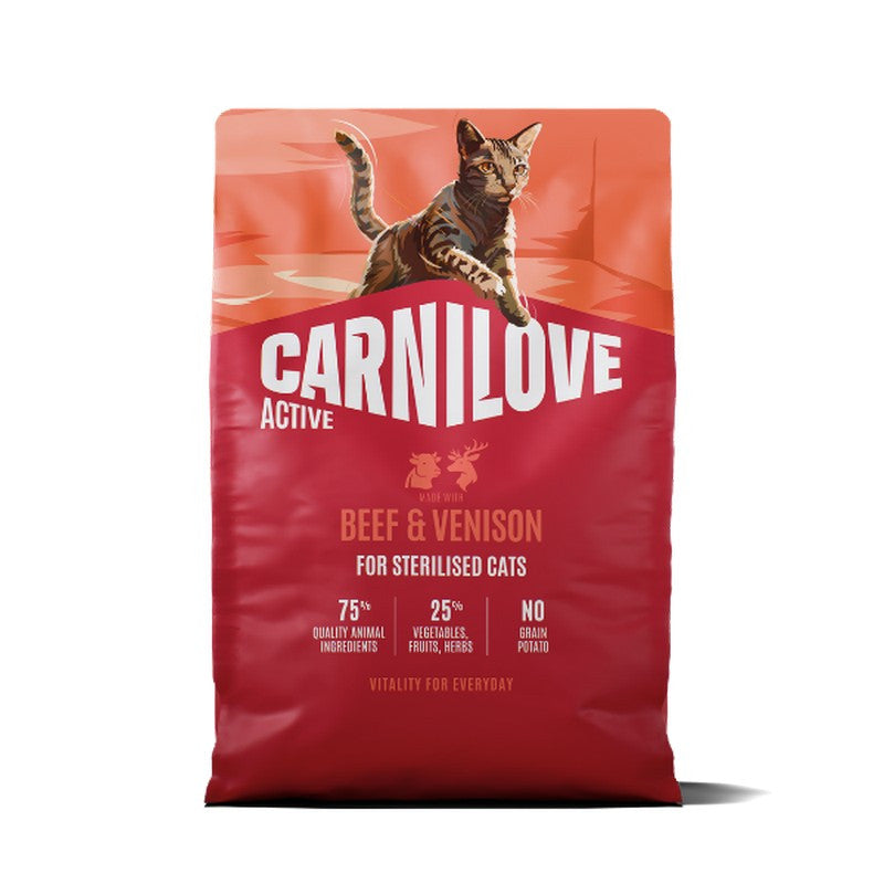 Carnilove Active Beef and Venison Cat Food