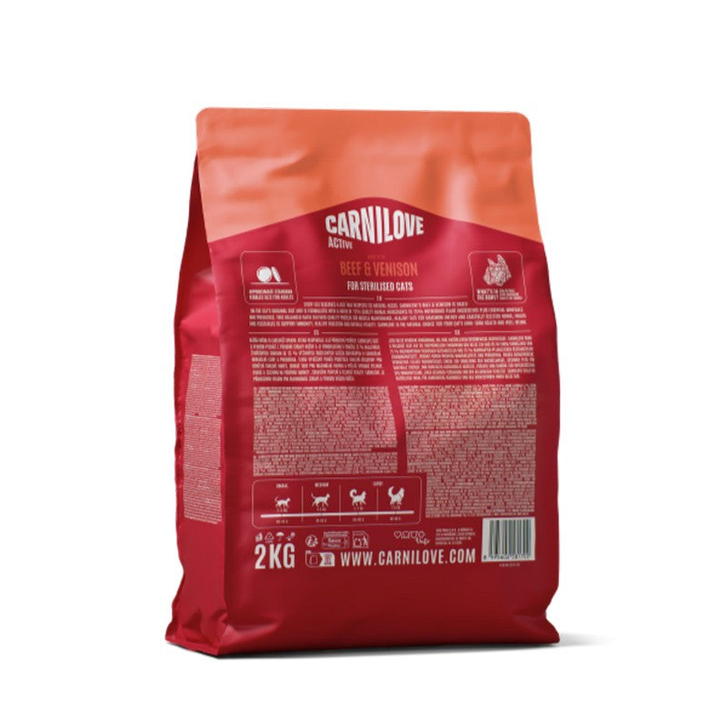 Carnilove Active Beef and Venison Cat Food