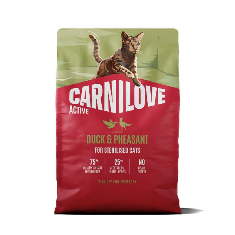 Carnilove Active Duck and Pheasant Cat Food