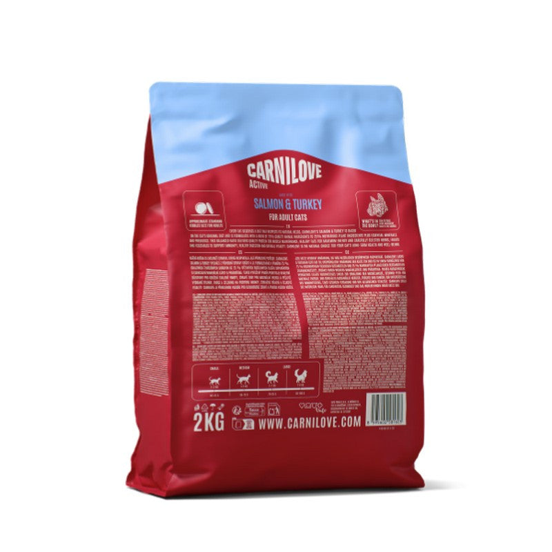 Carnilove Active Salmon and Turkey Cat Food