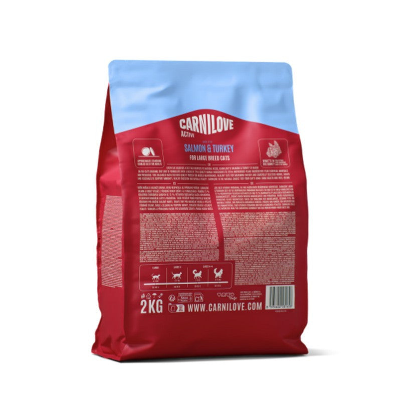 Carnilove Active Salmon and Turkey Large Breed Cat Food