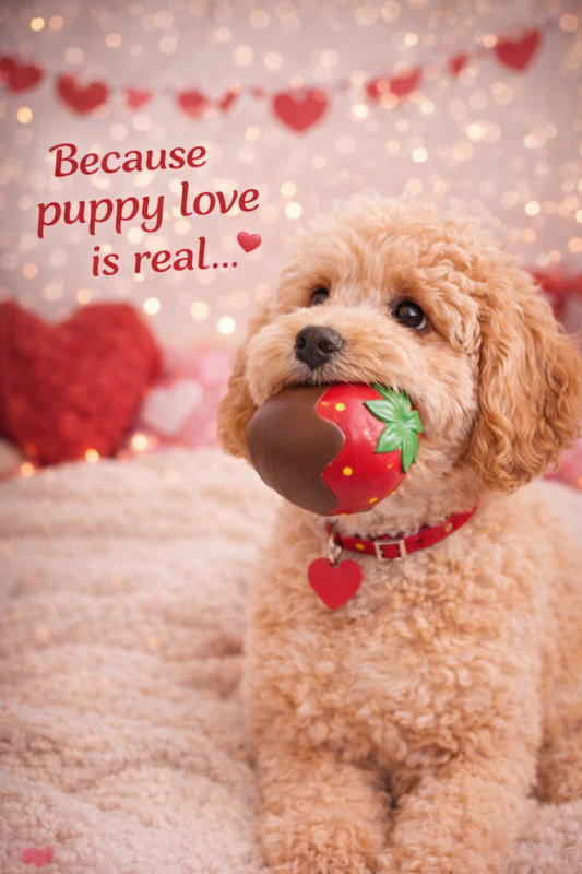 Great & Small Puppy Love Latex Strawberry