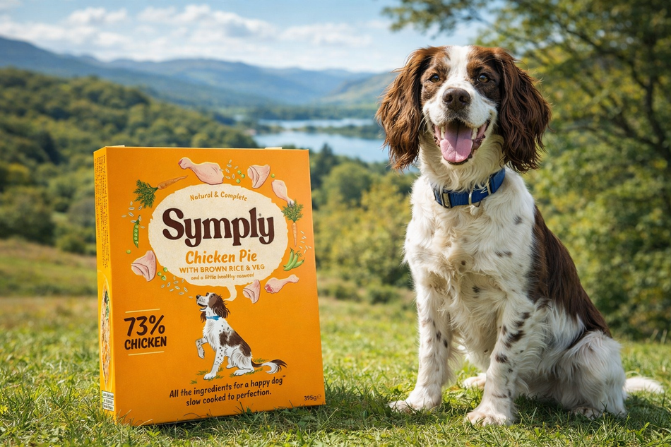 Symply Chicken Pie Wet Dog Food 395g