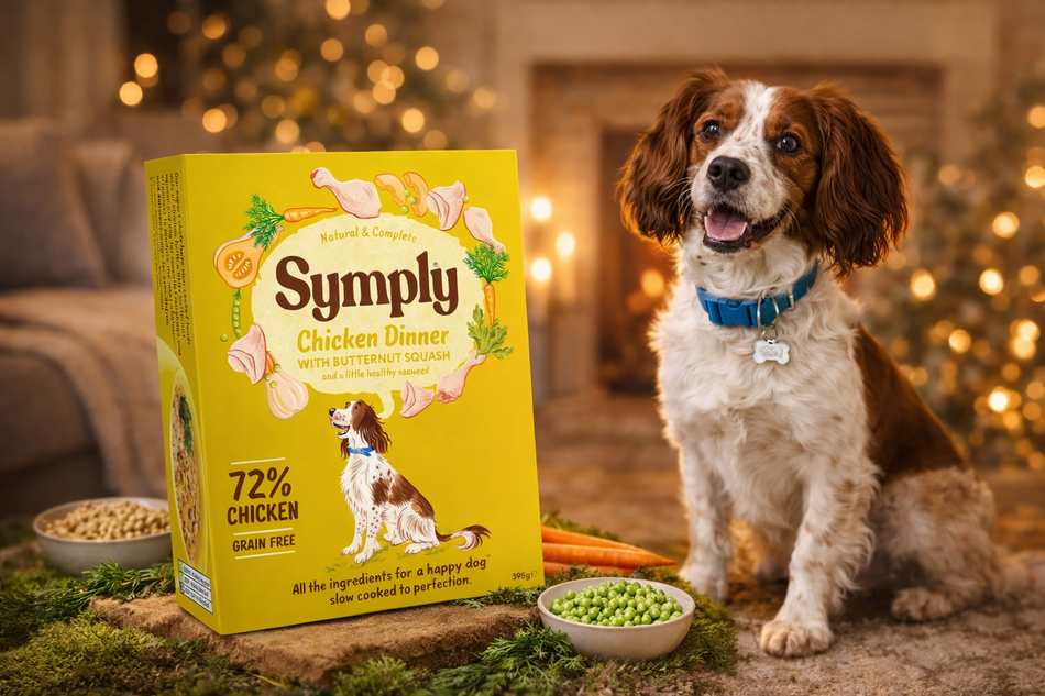 Symply Chicken Dinner Wet Dog Food 395g