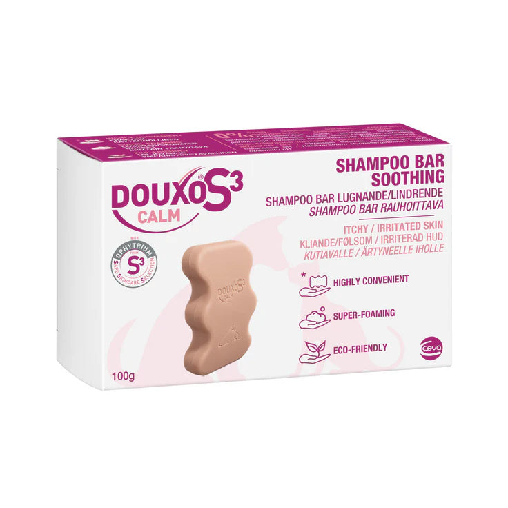 Douxo S3 CALM Itch‑Soothing Shampoo Bar 100g