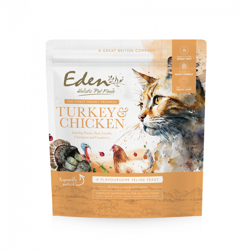 Eden Feline Feast Turkey & Chicken 1.5KG