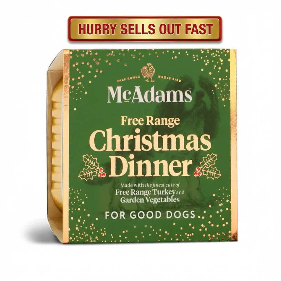 McAdams Free Range Turkey & Veg Christmas Dinner For Dogs