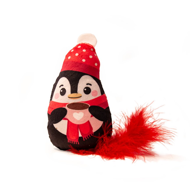 Great & Small Santa and Friends - Penguin Cat Kicker
