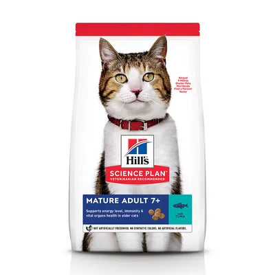 Hill's Science Plan Mature Adult Tuna Dry Cat Food
